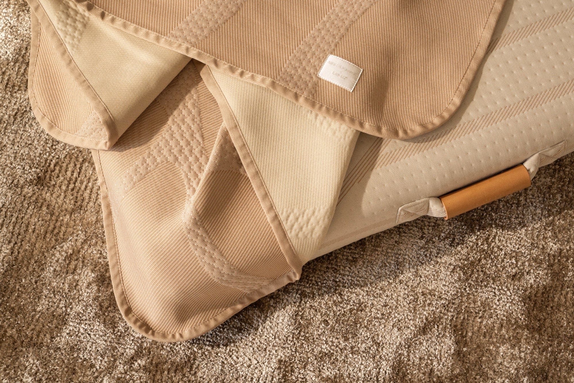 LAY LO™ Pets Brigette Romanek Brigette Romanek | Luxury Pet Blanket - Taupe Lay Lo Pets, dog blanket, 