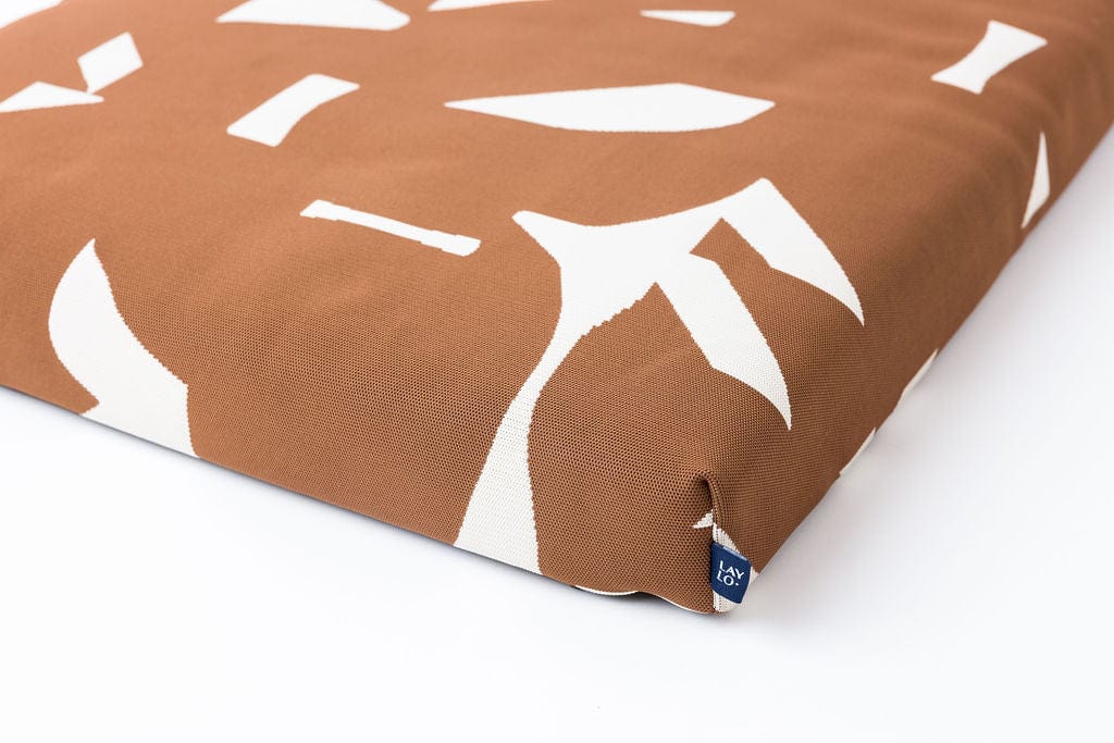 LAY LO Pets John Legend John Legend | Brown Fragment Dog Bed or Bed Cover Lay Lo Pets