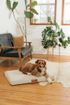 LAY LO™ Pets Minimalist Ecru | Modern Dog Bed or Bed Cover Lay Lo Pets