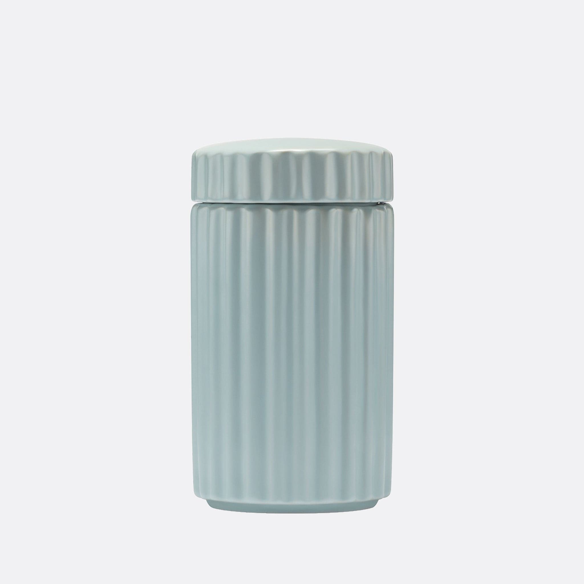Waggo Cloud Ripple Ripple Ceramic Dog Treat Jar by Waggo Lay Lo Pets