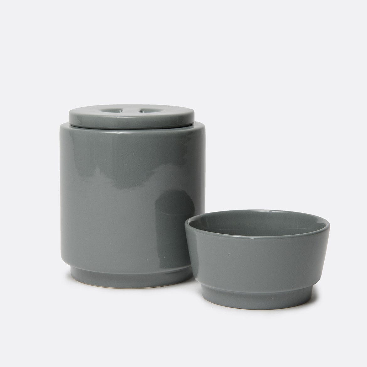 Waggo Gloss Ceramic Dog Treat Jar by Waggo Lay Lo Pets