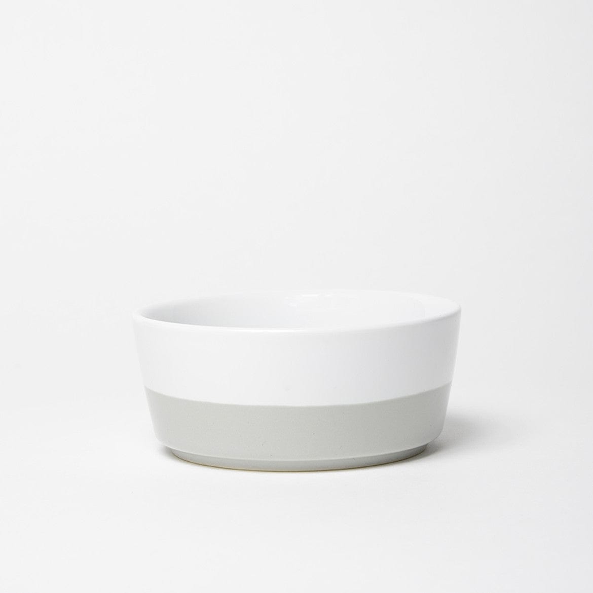 Waggo Light Grey Dipper / S Dipper Ceramic Dog Bowl by Waggo Lay Lo Pets