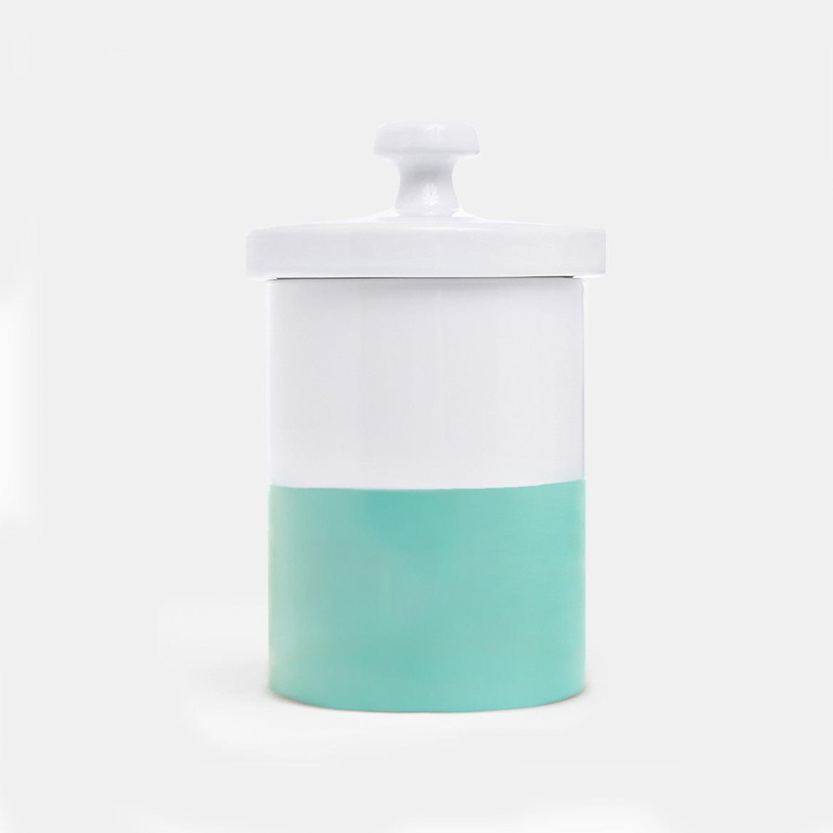Waggo Mint Dipper Dipped Color Ceramic Dog Treat Jar by Waggo Lay Lo Pets