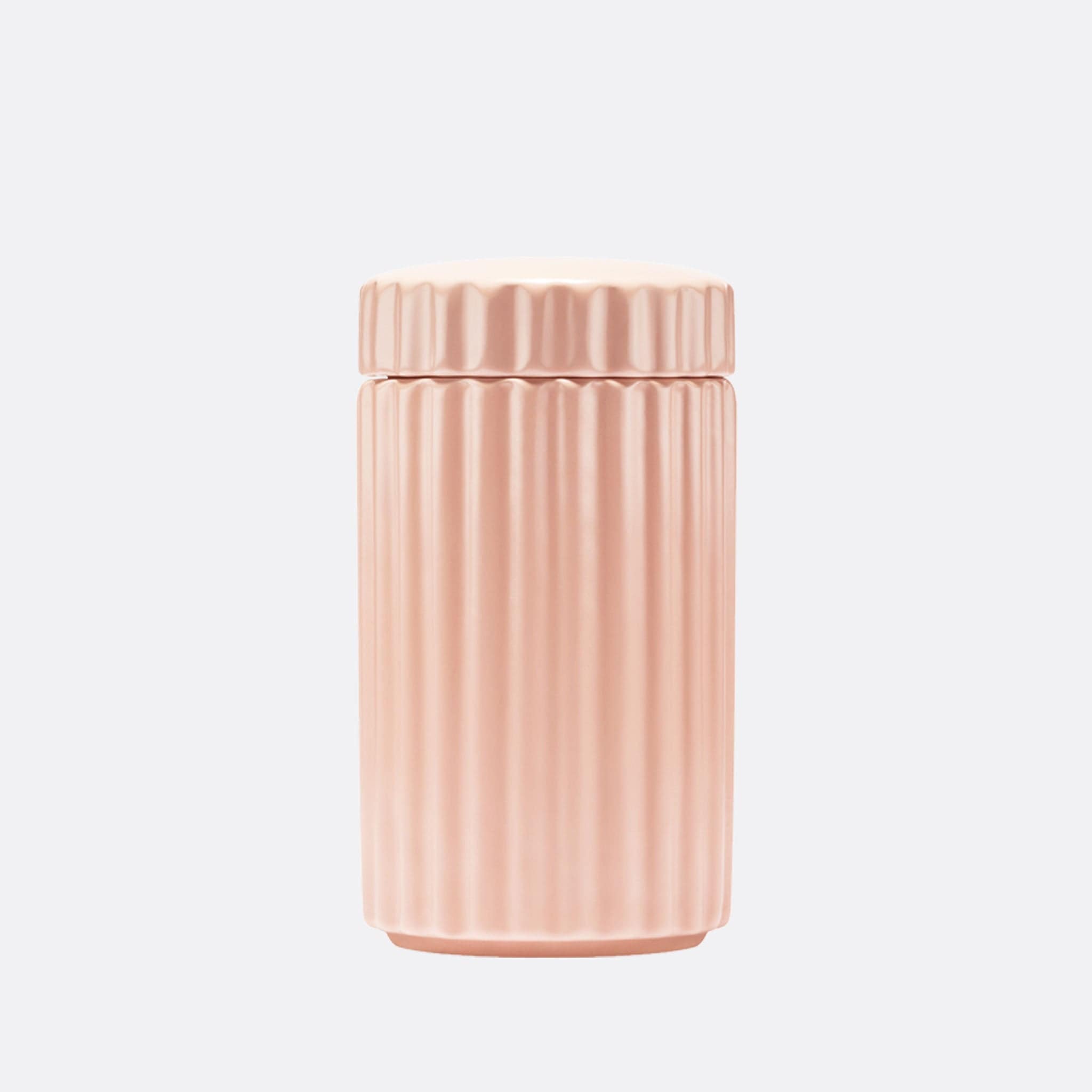 Waggo Rose Ripple Ripple Ceramic Dog Treat Jar by Waggo Lay Lo Pets