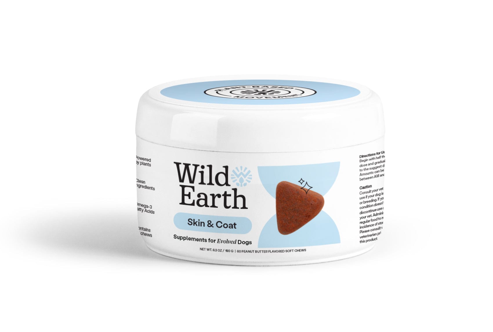 Wild Earth Skin & Coat Dog Supplements by Wild Earth Lay Lo Pets