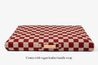 LAY LO™ Pets LAY LO Pets - Red Checker Dog Bed or Bed Cover Lay Lo Pets, dog bed with cover, red checkered bedding, red pet bed,  checkered dog bed, 