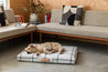 Laylo Pets LAY LO Pets - White Plaid Dog Bed or Bed Cover Lay Lo Pets