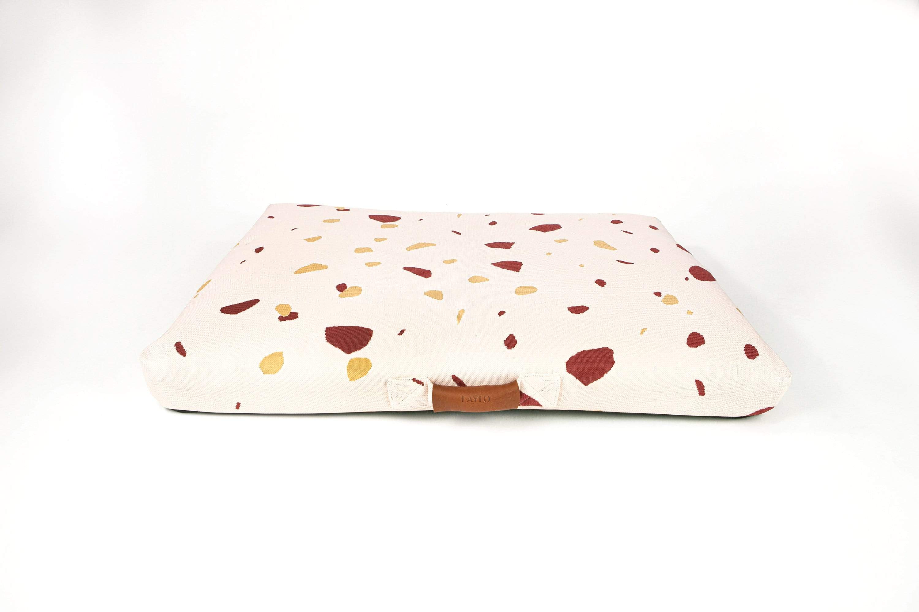 Laylo Pets Terrazzo LAY LO - Pink Terrazzo Mid-Century Modern Dog Bed or Bed Cover Lay Lo Pets, 