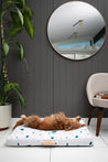 Laylo Pets Terrazzo LAY LO - White Terrazzo Mid-Century Modern Dog Bed or Bed Cover Lay Lo Pets, mid century modern dog bed