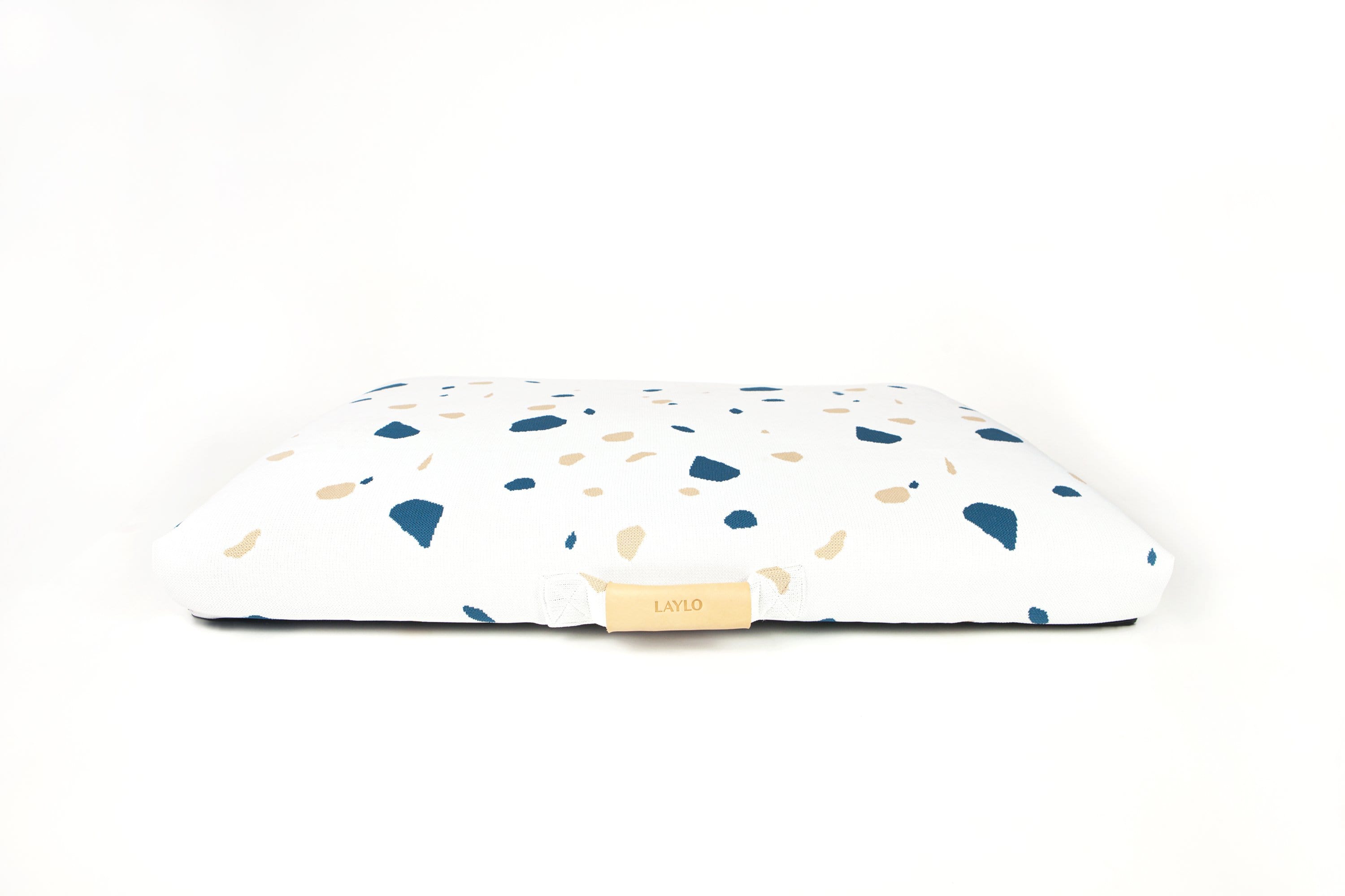 Laylo Pets Terrazzo LAY LO - White Terrazzo Mid-Century Modern Dog Bed or Bed Cover Lay Lo Pets, mcm dog bed