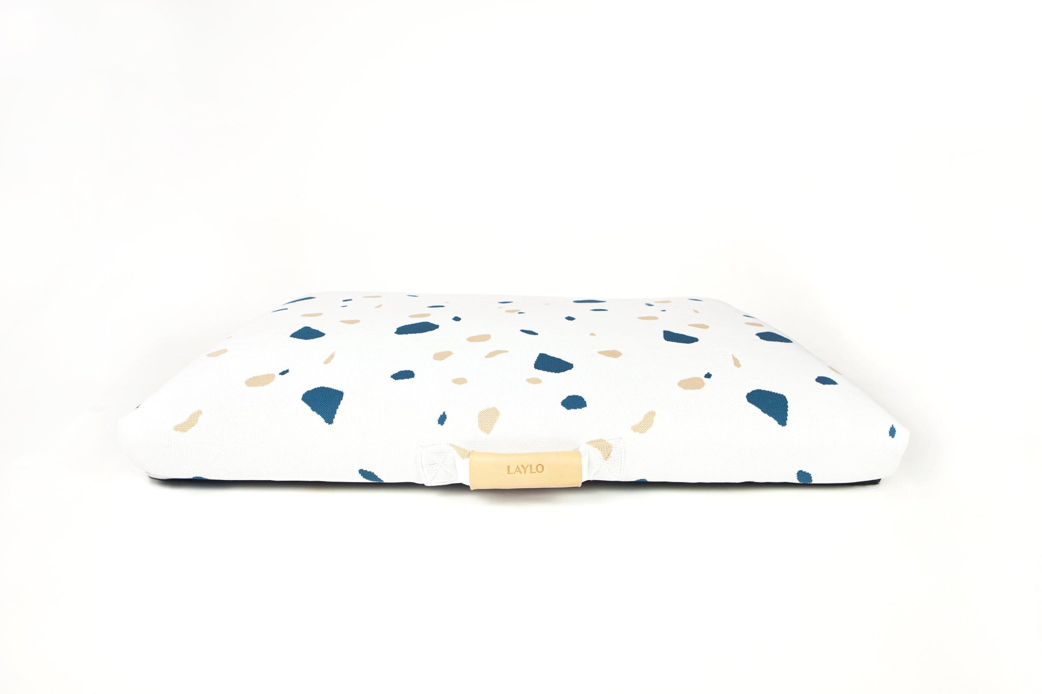 Laylo Pets Terrazzo LAY LO - White Terrazzo Mid-Century Modern Dog Bed or Bed Cover Lay Lo Pets